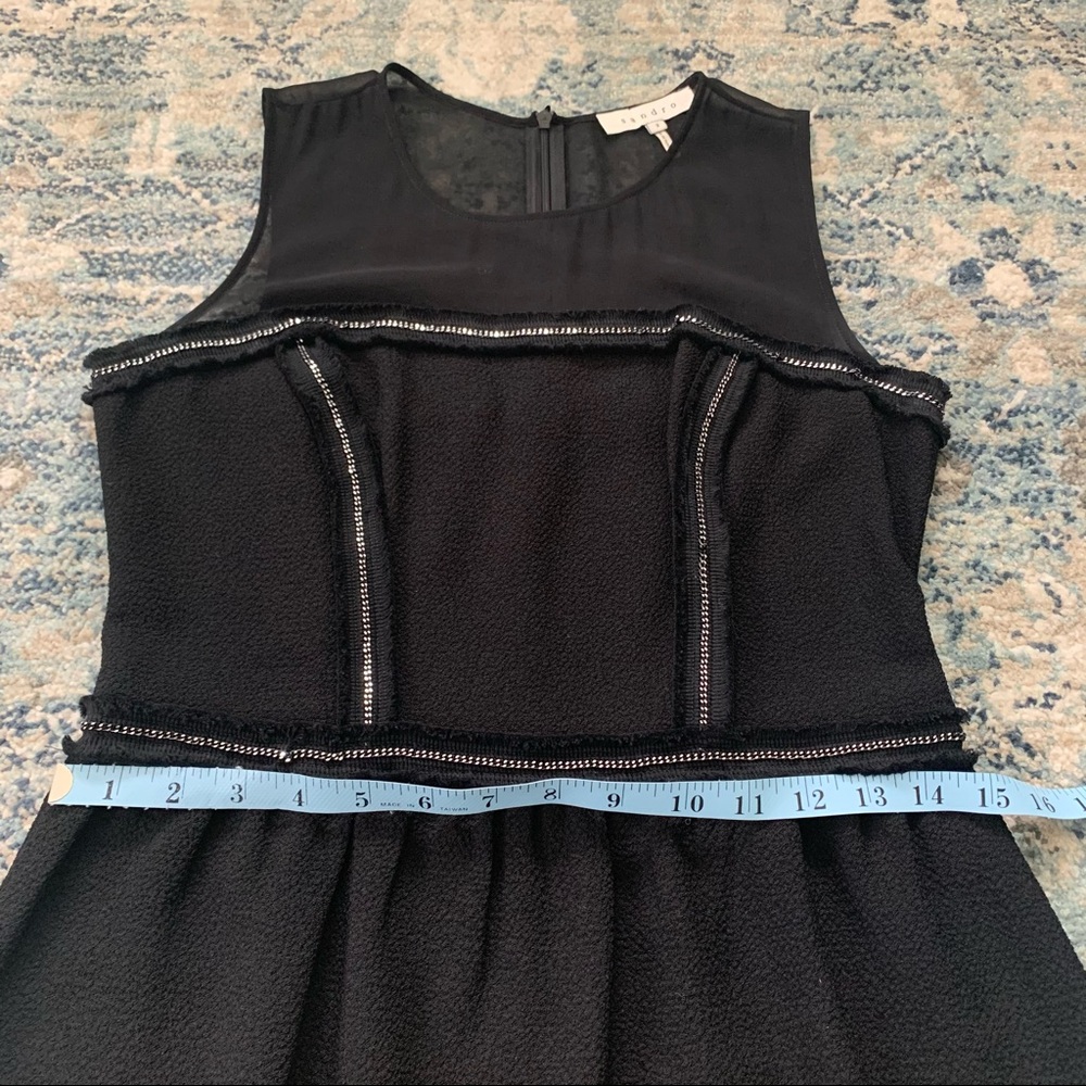 Sandro crew neck mini dress - Picture 8 of 11